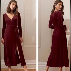 Jenny Yoo English Rose Stretch Velvet